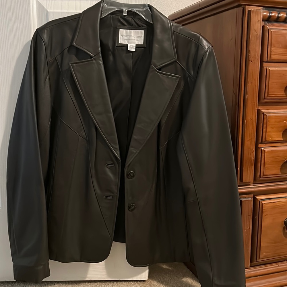 Leather jacket